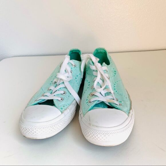 Converse Mint Eyelet Sneakers‎ - Picture 2 of 7